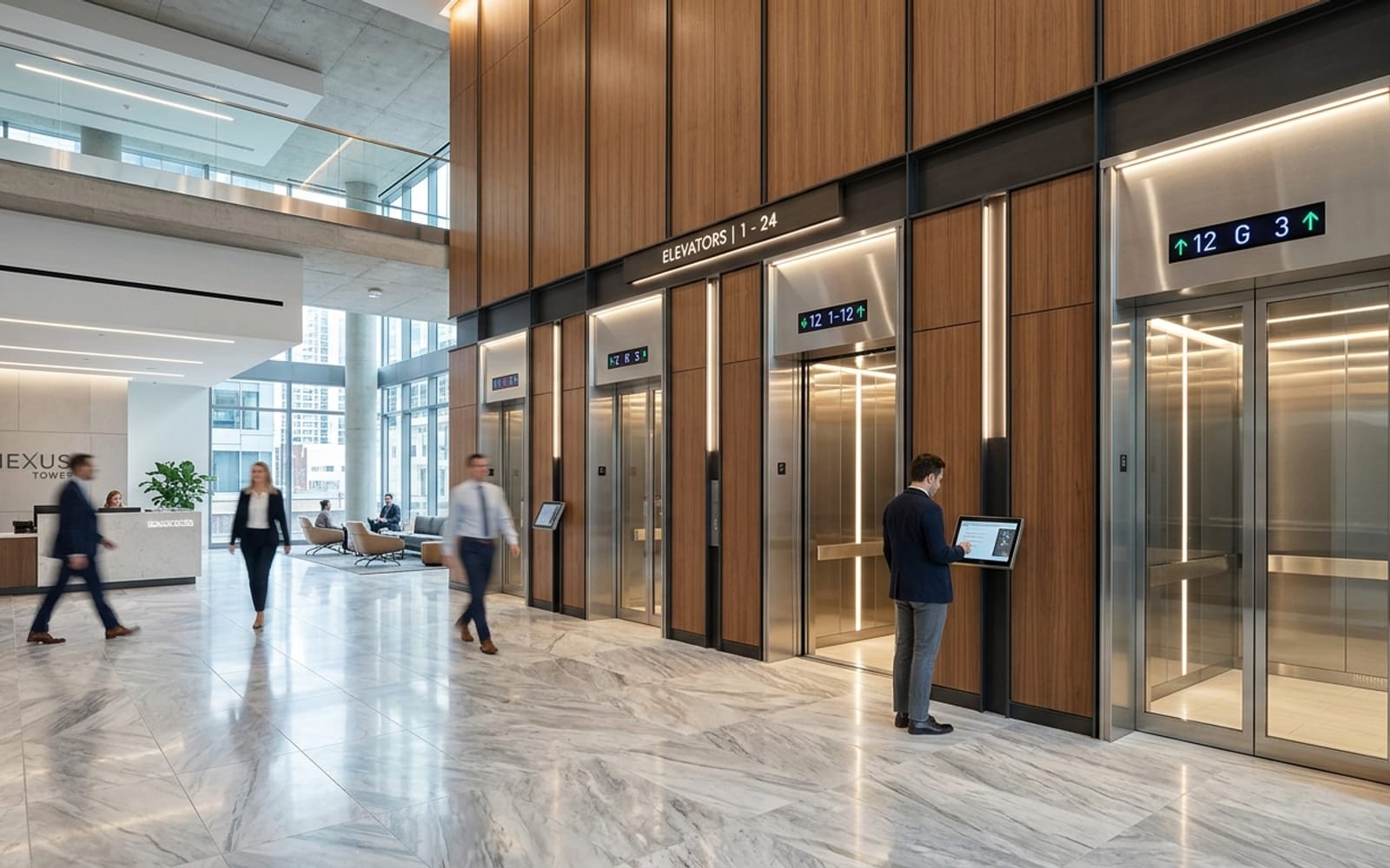 Completed elevator project with certified finished cabin